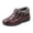 Red_007, variant on Waterproof Snow Boots for Women Platform Plush Lining Booties Side Zipper Non Slip Outdoor Work Shoes comfortable - suitable for autumn and winter Red 6.5（EU-37）