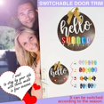 thumbnail image 1 of TIMIFIS Home Decor Door Hanger Seasonal Welcome Sign With Interchangeable Holiday Pieces DecorFall, 1 of 7
