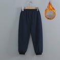 thumbnail image 2 of CPNG Teenagers Kids Boys Girls Autumn and Winter Hiking Ski Pants Youth Thickened Warm Casual Loose Trousers Sweatpants(Black,5-6 Years), 2 of 4