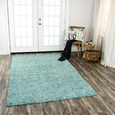 Alora Décor Hand Tufted Cut & Loop Pile Wool Rug, 2'6" x 8'