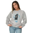 thumbnail image 4 of Christ is With Me Christian Faith Sweatshirt for Men or Women Brisco Brands S, 4 of 6