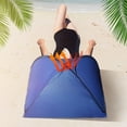 thumbnail image 2 of Refugios solares, toldo instantáneo para sombra solar, toldo emergente para la cabeza, tienda de campaña automática para playa, camping, pesca, senderismo, picnic, 2 of 5