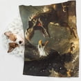 thumbnail image 6 of Pofeuu Dinosaur Bald Eagle Print Puppy Blanket,Dog Blankets,Pet Blanket Cozy Cat Blankets for Indoor Cats, Fuzzy Pet Blanket for Kitten Doggy Dog Blankets-Medium, 6 of 8