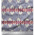 thumbnail image 1 of Soimoi Cotton Jersey Fabric Aztec Geometric Print Fabric by The Yard 58 Inch Wide, 1 of 3