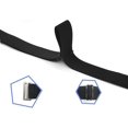 thumbnail image 3 of Crop Band Tuck Band Belts for Sweaters T-Shirts, Elastic Stretchy Belts for Women (Black+Khaki), 3 of 4