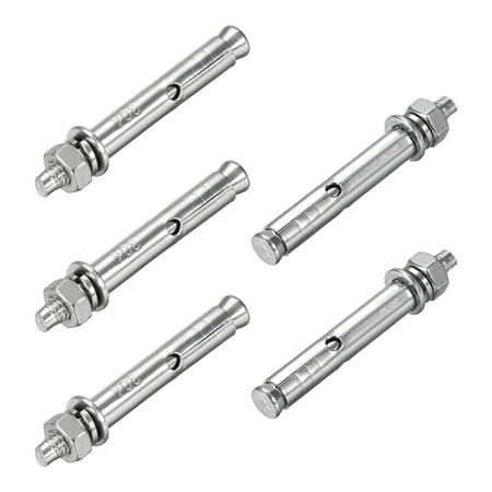 

Uxcell M6x60mm Hex Expansion Bolt 304 Stainless Steel 5 Pack