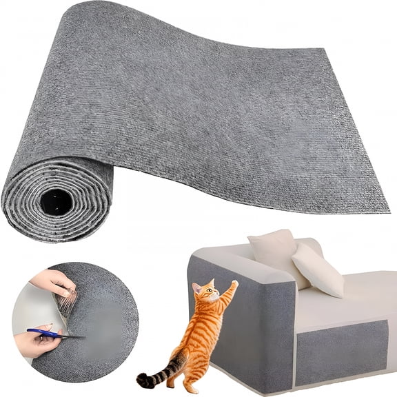 XIBUFE Cat Scratching Post - Cat Scratcher & Furniture Protector - Cat Scratch Pad & Trimmable for Cat Tree Shelf Couch Corner Wall 51x39"