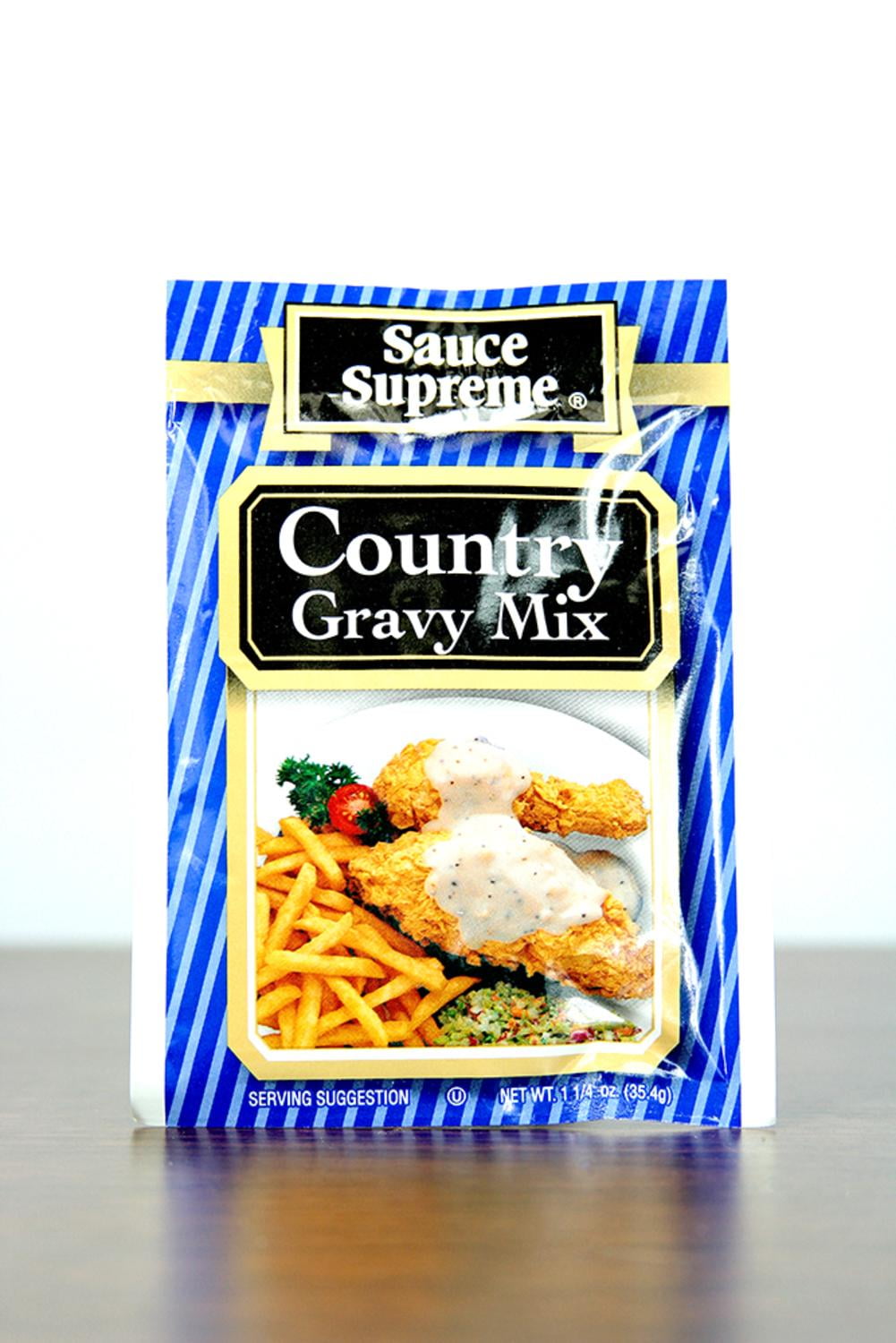 Pack of 24 Sauce Supreme Country Gravy Seasoning Mix 1.25 oz. 30006