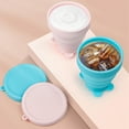 thumbnail image 4 of 3pcs Collapsible Coffee Cups for Travel- Silicone Folding Camping Cup Sport Bottle with Lids, 4 of 5