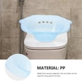 thumbnail image 2 of Minkissy Sitz Bath Tub Portable Sky Blue Plastic for Women 1Set, 2 of 8