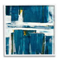 Stupell Industries Ultramarine Pier White Sea Flood Abstract Nature,24 x 24, Design by Jeff Iorillo