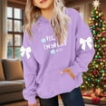 thumbnail image 3 of Bows pour Filles, Haut à Manches Longues Col Rond pour Garçons et Filles, Sweat à Capuche pour Enfants, 3 of 6