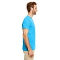 thumbnail image 4 of Gildan - Softstyle T-Shirt - 64000 - Heather Sapphire - Size: M, 4 of 8