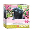 thumbnail image 1 of Puzzle 500 Pieces, Black Labs in a Pink Box, 1 unit, 1 of 2