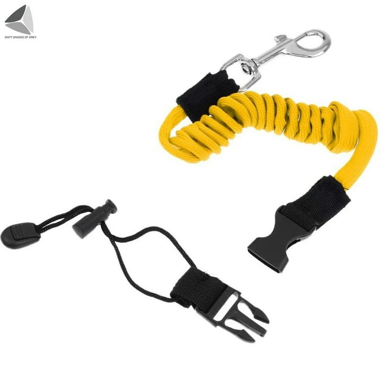 Sixtyshade Kayak Paddle Rope, Elastic Stretchable Kayak Safety Rod Leash  Lanyard for Canoe SUP Board Rowing Surfing, Kayak Safety Tool Accessories Cord  Oar Rope Tether (Yellow) 