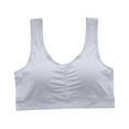 thumbnail image 2 of Xucatan Sports Bras for Women Seamless Racerback Running Bra Workout Crop Tank Tops Longline Sports Bra Push up Gift, 2 of 3