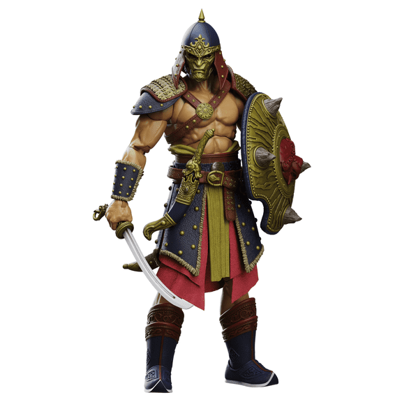 Boss Fight Studio Epic H.A.C.K.S. Core Wave 1, Delger Bat: Beast Tamer Warlord Action Figure - Highly Articulate Collectible Figurine with Interchangeable Parts and Accessories - 1:12 Scale