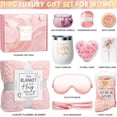 thumbnail image 2 of Mothers Day Birthday Gifts for Women Self Care Get Well Soon Gifts, Rose Relaxing Spa Gift Basket Thinking of You Package with Flannel Blanket, Unique Her Mom Wife Grandma Friend Sister, 2 of 4
