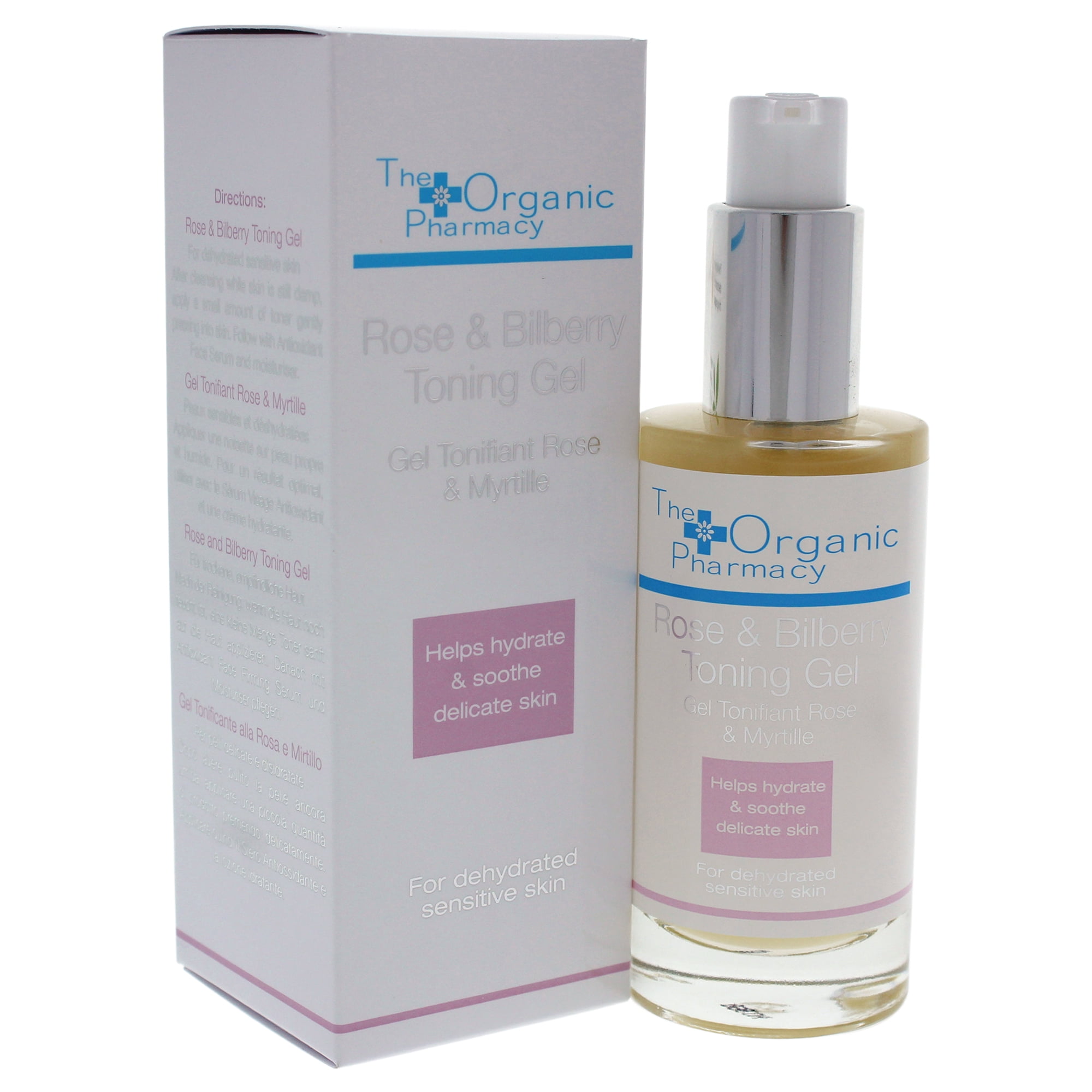The Organic Pharmacy Rose & Bilberry Toning Gel Toner - 1.7 oz