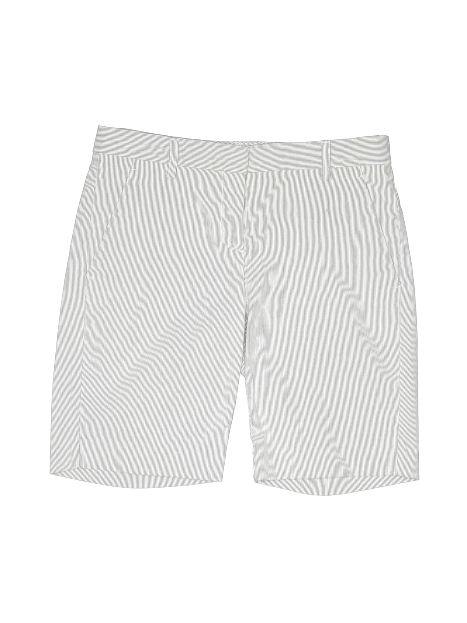 Men Stripes Flat Front Plain-Front Mid Rise Chino Walk Shorts 