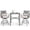 Black & Beige, variant on Summit Living 3 Pieces Outdoor Swivel Bar Stool Bistro Set with 2 Patio High-Back Metal Height Chairs&1 Bistro Bar Table,Black & Grey