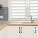 thumbnail image 4 of Manijas de gabinete, 6 piezas, puerta de cocina, cajón, manija de armario, tirador de aleación de aluminio para muebles, baño, agujero central, 96mm, rojo oso de fresa Electrónica, 4 of 5