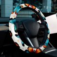 thumbnail image 6 of Flower Butterfly 14.5 Inch Printing PVC Leather Car Wheel Cover Steering Wheel Cover Auto Accessories, 6 of 6