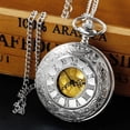 thumbnail image 6 of VIGOROSO Vintage Pocket Watch for Men Women Roman Numerals Scale Quartz Silver Fob Pocket Watches with Chain, 6 of 6