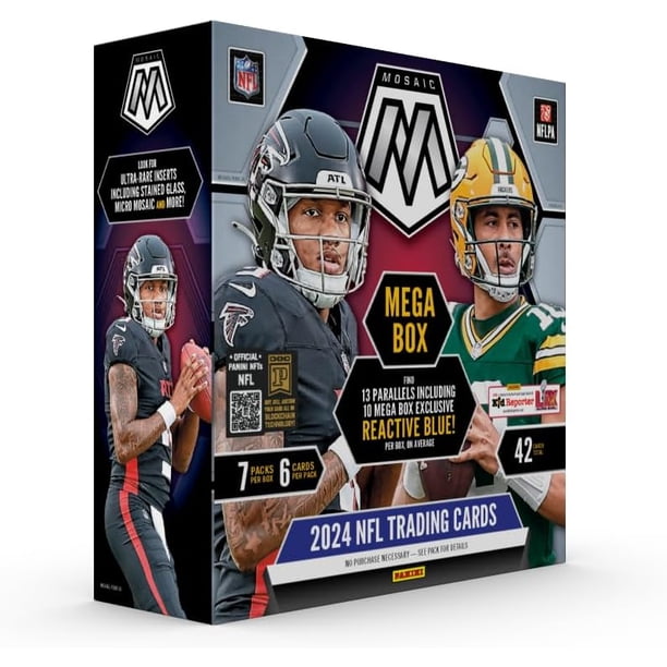 2024 Panini NFL Mosaic Football Trading Cards Mega Box - Walmart.ca