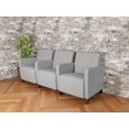thumbnail image 2 of Lesro Ravenna Lounge Reception 3 Seat Tandem Seating in Gray, 2 of 5