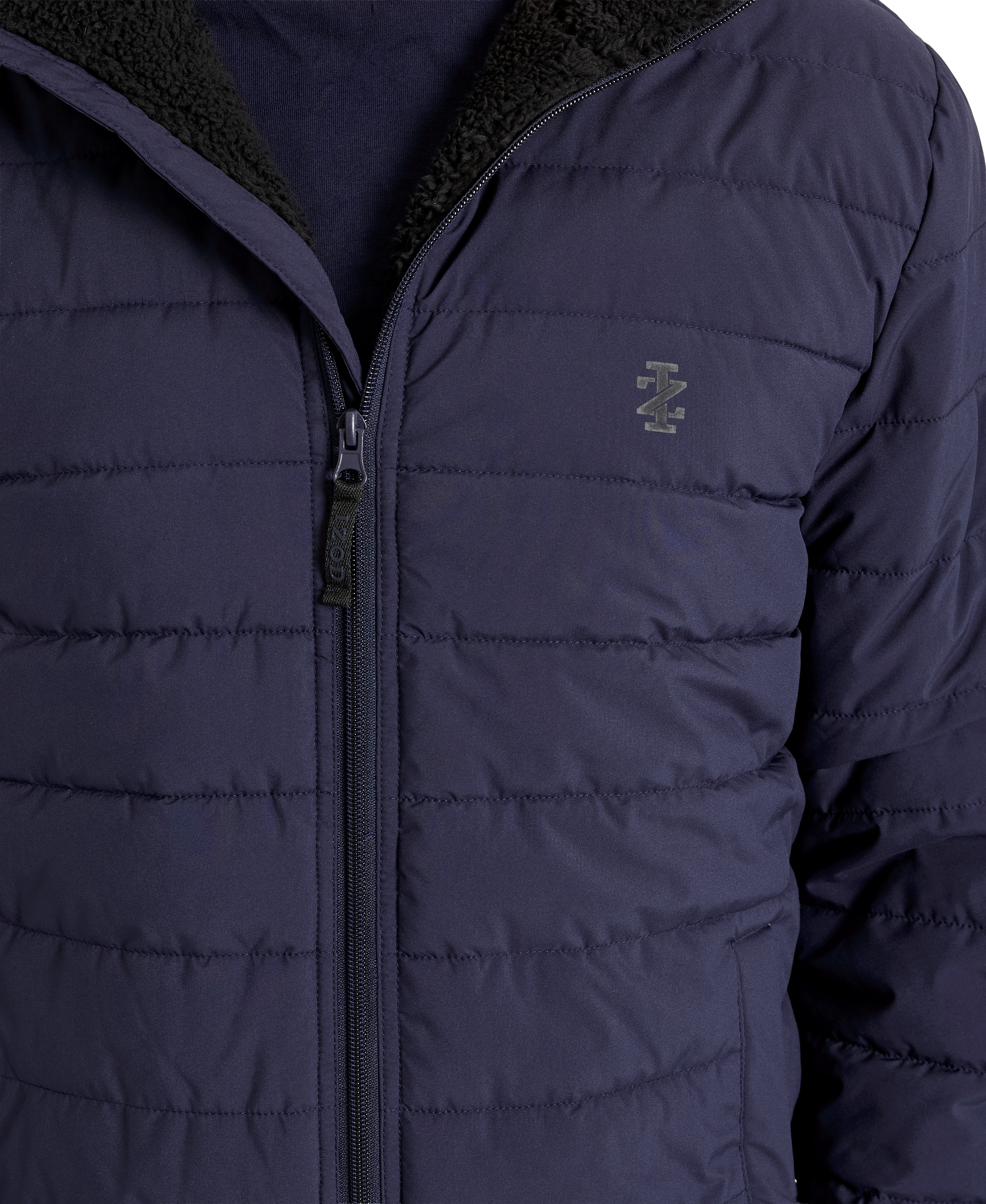 IZOD Men's & Big Men's Sherpa Puffer Jacket, Up to Size 2XL