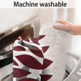 thumbnail image 5 of Red and Gray Floral Pattern Bathroom Rugs Mat,Non Slip Microfiber Bathroom Rug,Rubber Backing,Soft Bathroom Mats for Bathroom Floor,Tub and Shower,17x27in(43x68cm), 5 of 5