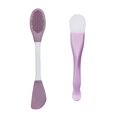 thumbnail image 1 of 2pcs Mascarilla de silicona Aplicador de cepillo Exfoliante de silicona Limpiador de cara Mascarilla de silicona Cepillo para la cara Mascarilla de arcilla Aplicador Mascarilla facial de silicona, 1 of 4