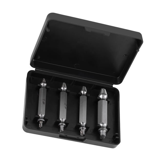 Eigraketly NianLenss, 4 Uds., extractor de tornillos, juego de brocas, perno dañado, extractor roto, herramienta de demolición de deslizantes, Artesanía Eigraketly TO000540-00