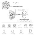 thumbnail image 4 of Hoop Earrings for Women 10 Pairs Chunky  Set,Trendy Hypoallergenic 14K Gold Silver Plated Thick Stud Huggie Earring Stacks Pack Jewelry for Sensitive Ears, 4 of 7