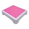 thumbnail image 1 of simhoa Step Stool AntiSlip Bedroom Step Platform for Shower Toilet Elderly Disabled White Pink, 1 of 8