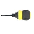 thumbnail image 1 of Ratchet Screwdriver, Non Slip Compact Labor Saving 2 Purpose Ratchet Screwdrivers Adjustable  For Industrial Use Yellow, 1 of 8