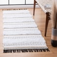 thumbnail image 3 of SAFAVIEH Boston Annandale Striped Cotton Runner Rug, Ivory/Beige, 2'3" x 9', 3 of 6