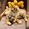 thumbnail image 2 of Juguetes de peluche de simulación de León, Tigre, leopardo, relleno lindo, suave, como Animal Real, regalo de decoración, 35-58cm, 2 of 5