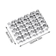 thumbnail image 3 of Dog Bone Cookie Cutter,25 Cavity Mini Dog Bone Cookie Cutters for Treats Stainless Steels Dogs Cookies Cutter for Baking, 3 of 7