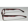 thumbnail image 4 of NEW AD.LIB 3202 MENS/WOMENS DESIGNER FULL-RIM TITANIUM STRIPED BURGUNDY SLEEK FRAME DEMO LENSES 51-16-135 SPRING HINGES EYEGLASSES/EYEWEAR, 4 of 9