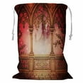 thumbnail image 1 of YUSDECOR Palace Balcony Storage Basket Laundry Bag with Drawstring Size 24x32 Inch, 1 of 3