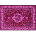 thumbnail image 1 of Ahgly Company Indoor Rectangle Medallion Pink Traditional Area Rugs, 3' x 5', 1 of 4