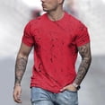 thumbnail image 2 of JAJAHO Mens Short Sleeve T Shirt Funny Printed Crew Neck Regular Fit Summer Top Casual Daily Wear Graphic Tee Comfortable Tops, 2 of 4