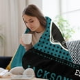 thumbnail image 5 of City Classic Football Blanket Football Decor Throw Blanket Football Fans Gifts Super Warm Soft Cozy Plush Lightweight Flannel Fleece Travel Bedding Blanket for Couch Kids Adults Women Man 80"X60", 5 of 6