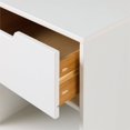 thumbnail image 3 of Table de Chevet Scandi-Minimaliste en Bois Massif - Blanc, 3 of 6