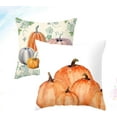 thumbnail image 3 of Halloween Pumpkin Short Plush Pillowcase Home Decor 2 Pieces, 3 of 5