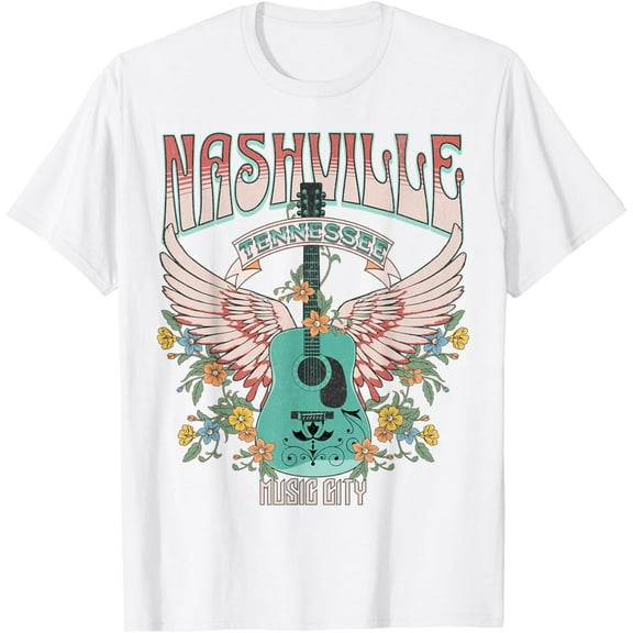 Nashville Country Music City Girls Trip Retro Nash Bash Bach T-Shirt TShirt