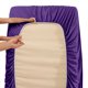 thumbnail image 5 of Juego de ropa de cama para el hogar Sábana de cama Funda de colchón Funda de almohada Juego de ropa de cama de poliéster de color sólido, Púrpura, Rey, 4pcs / set Eigraketly HA6267-47B, 5 of 7
