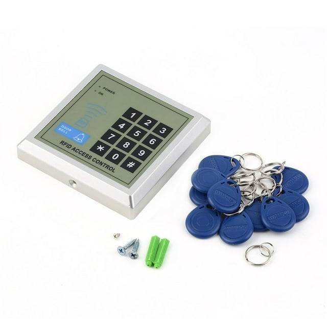 Electronic Security RFID Proximity Entry Door Lock Access Control System With 10 Key Fobs Password Access Control Door Opener